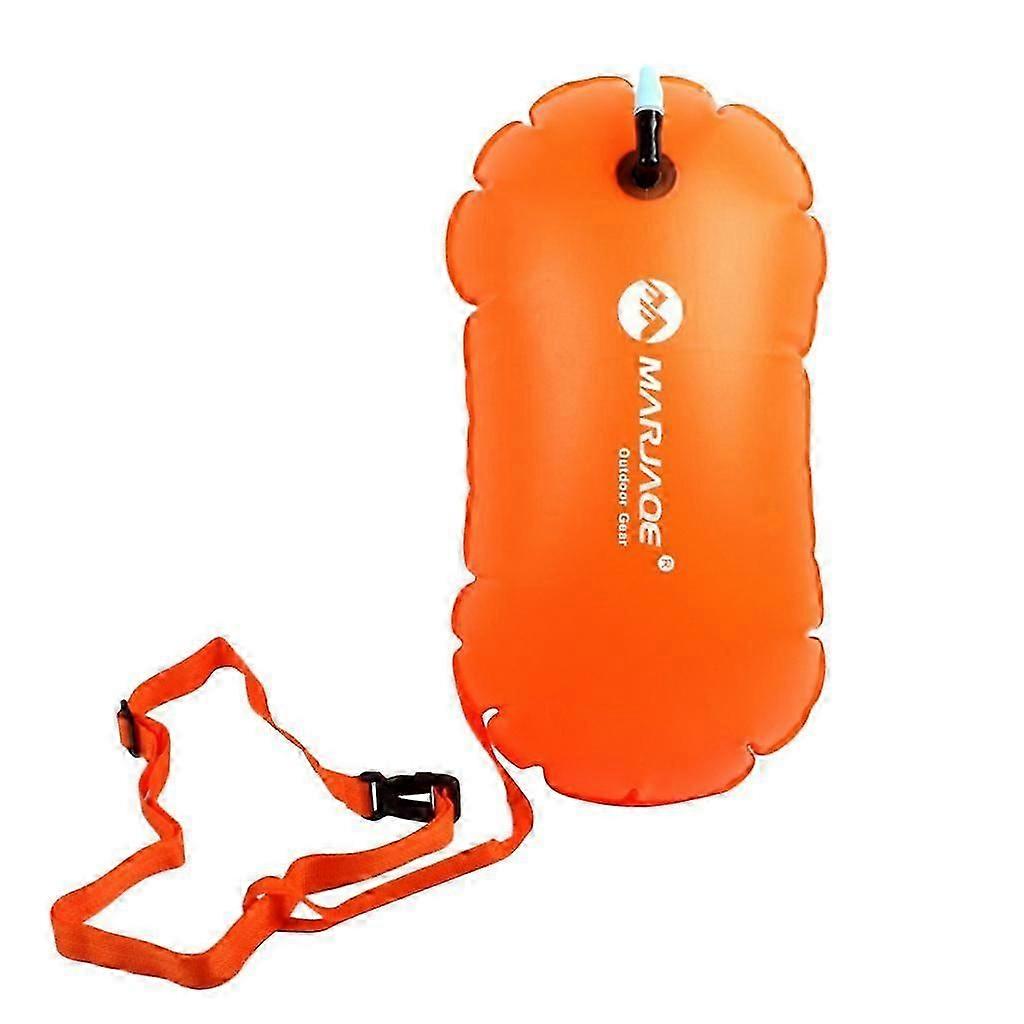 Orange Swim Bubble Buoy Float for Open Water Swimmers and Triathletes