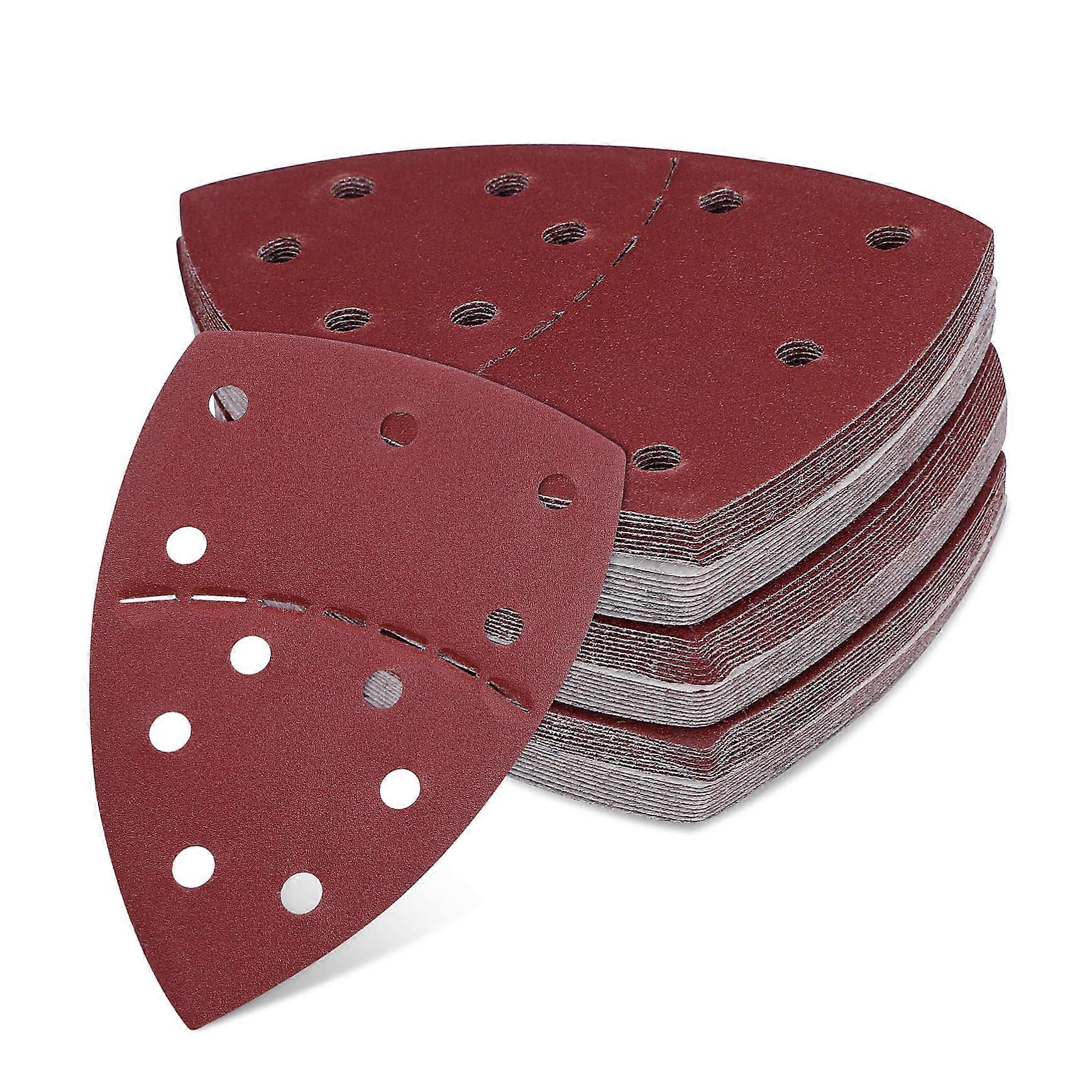 Mouse Sander Sandpaper 60 Pcs Assorted Grit Pads For Detail Sanders Versatile And Compatible With Mouse Sander Models
