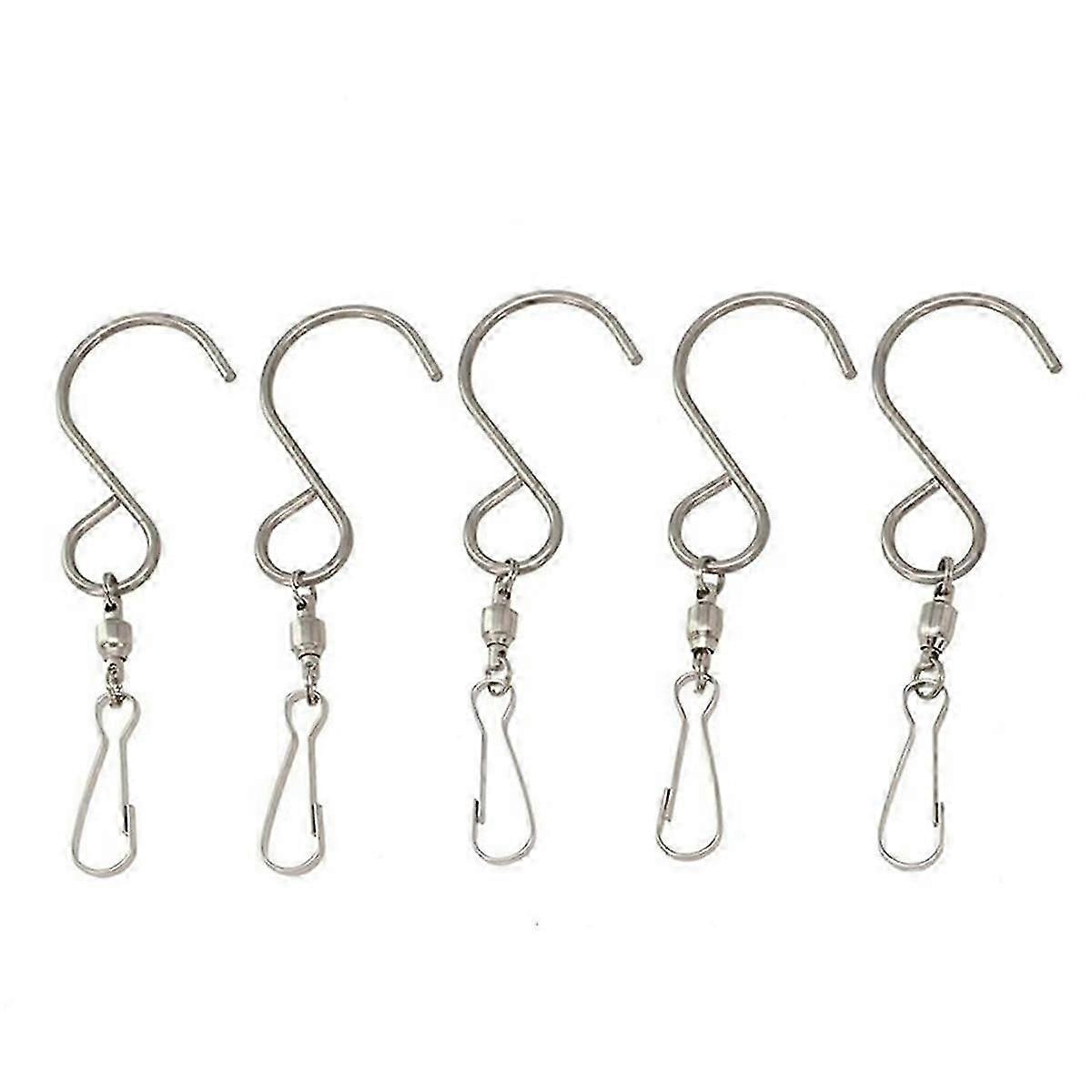 Twister hanging hooks set - 5 swivel multi hooks