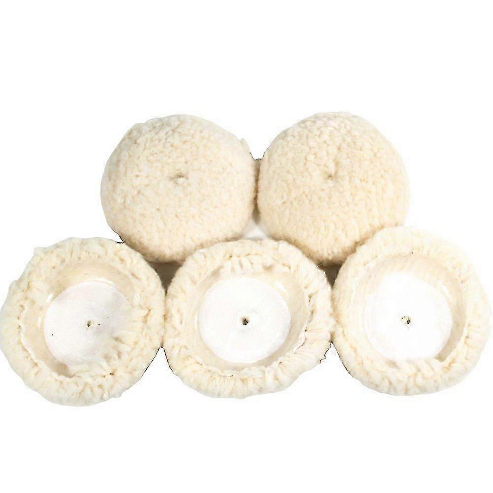 - وسادة تلميع من الصوف مقاس 3 بوصات بحافة منحنية للقطع الثقيل - (5)