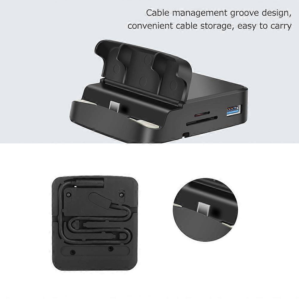 Multifunctional 8-in-1 Type-C Hub with 55W PD, USB3.0, SD/TF Slots