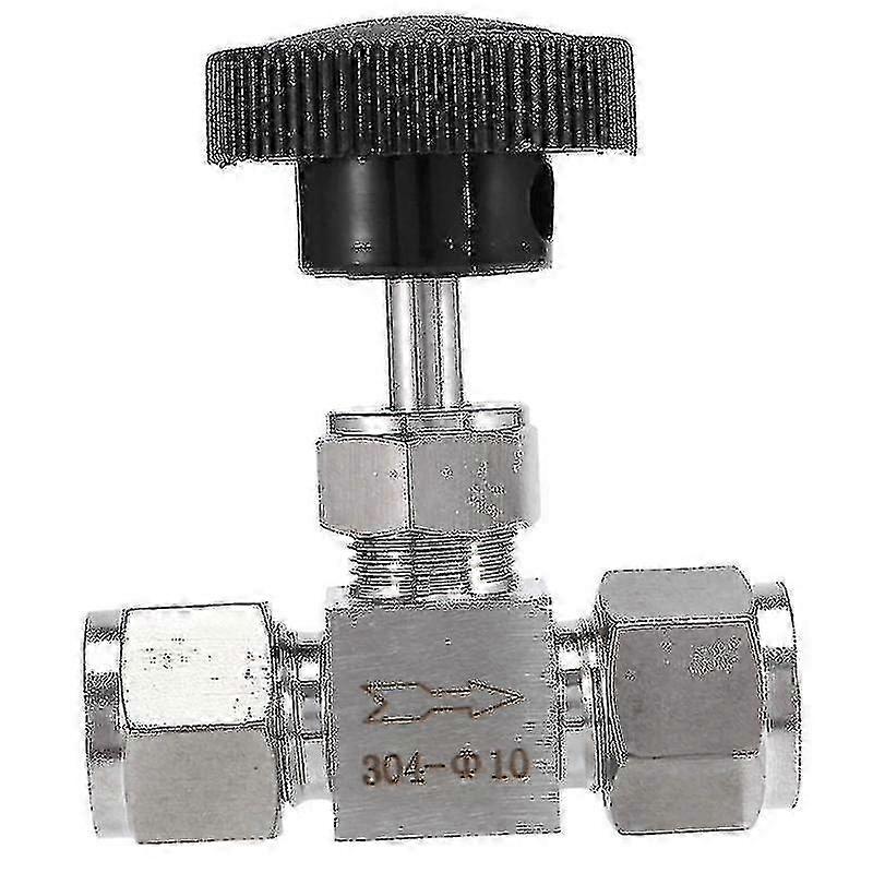 Vanne à pointeau réglable haute pression en acier inoxydable 304 10mm pour un usage industriel