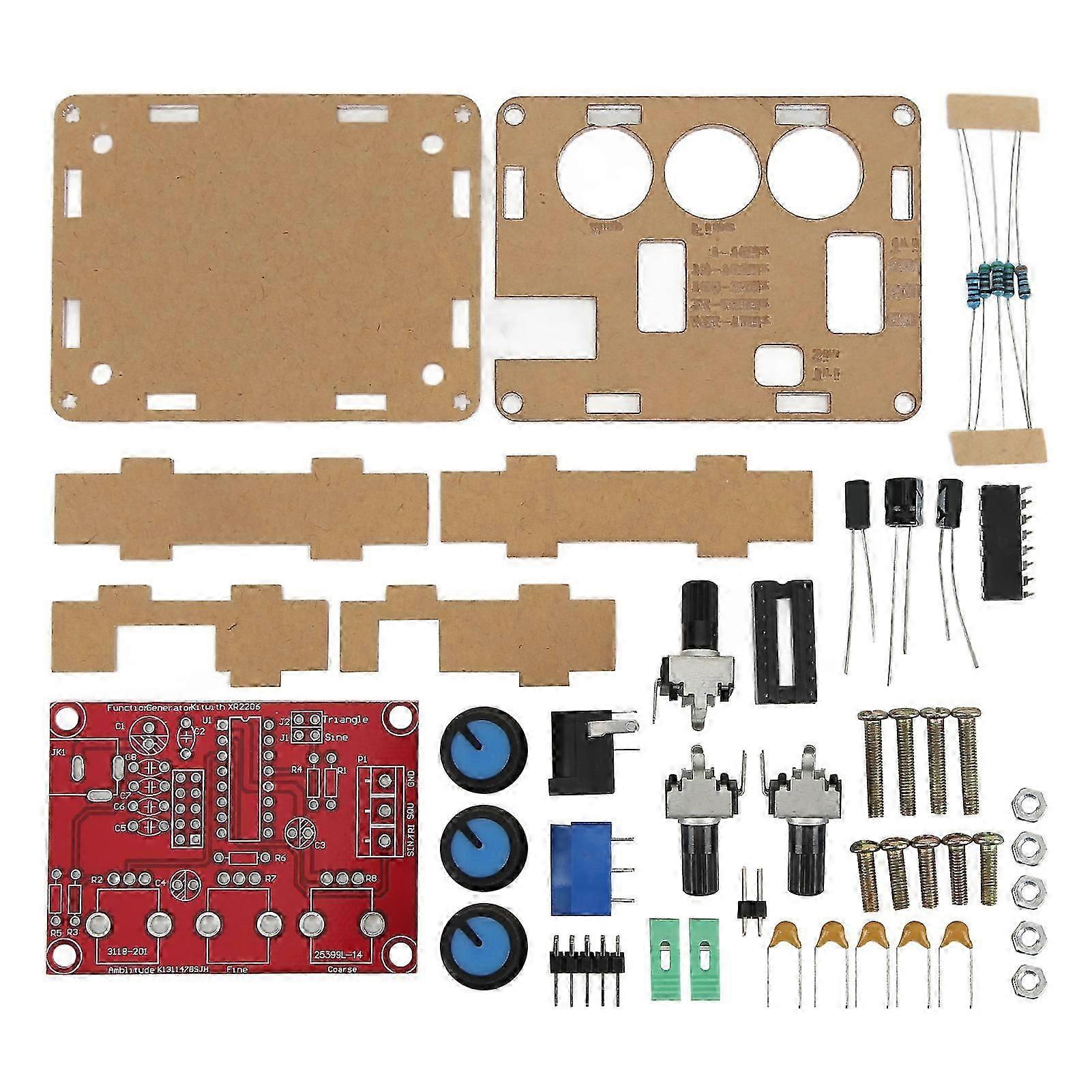 XR2206 Function Signal Generator with Shell 5 Digit Resolution DIY Signal Generator Kit Signal Function Module