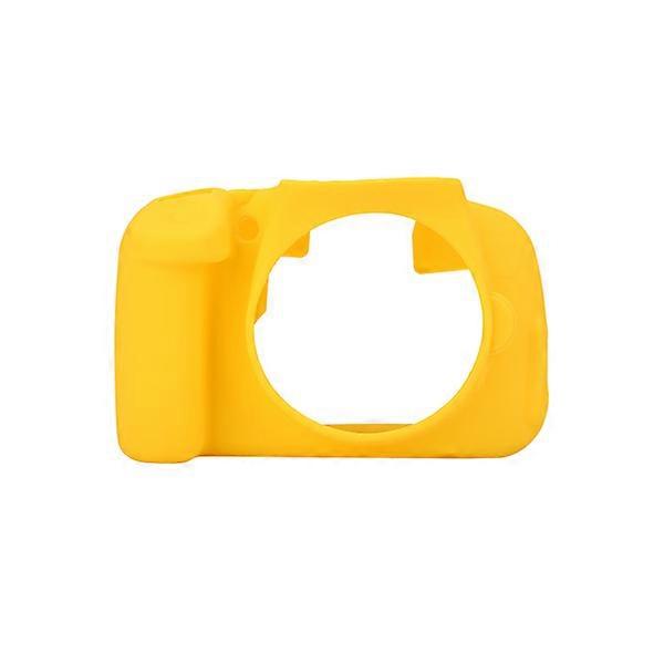 Light and Soft Silicone Case Cover for Canon 650D 700D (Yellow)