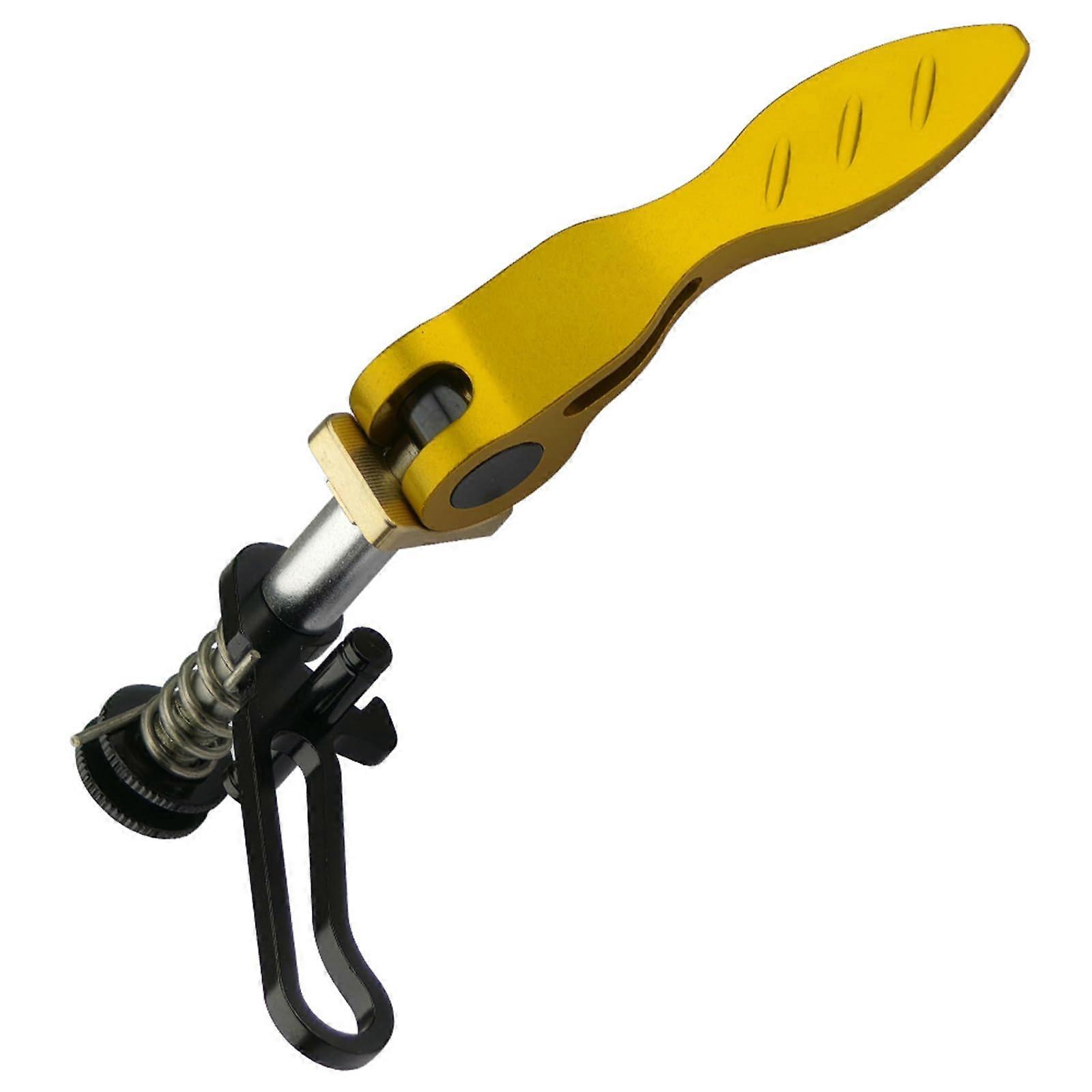 Seatpost Clamp Quick Release For Folded Bikes, Durable Universal Bicycle Seat Tube Clamp, Gold