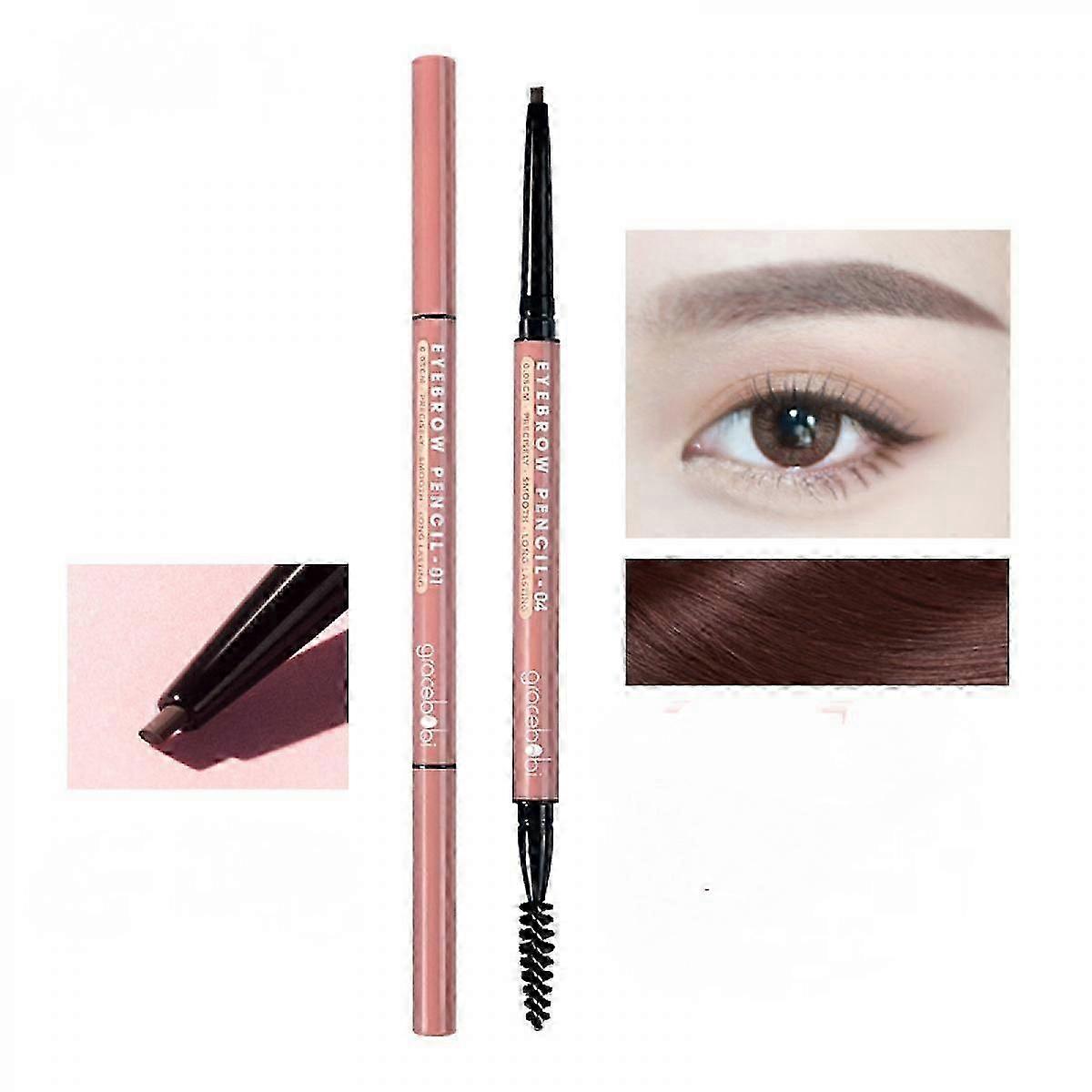 Eyebrow Pencil, Micro Precision Brow Definer Pencil, Triangular Tip Shape, Define, Fill Brows Creates Natural Looking