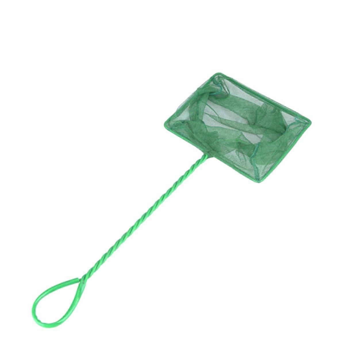 Shrimp Net 9Piece Set Aquarium Fish Net, Small Mini Net, Green Betta Portable Scooper, Tank Net Accessories