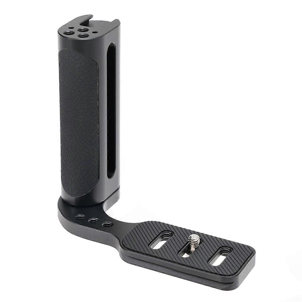  Left Handle Hand Grip Quick Release L Plate for Camera Tripod