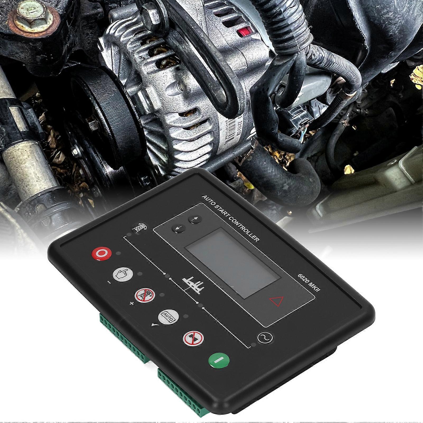 Genset Self Start Controller Remote LCD Panel DC8-35V ABS Housing