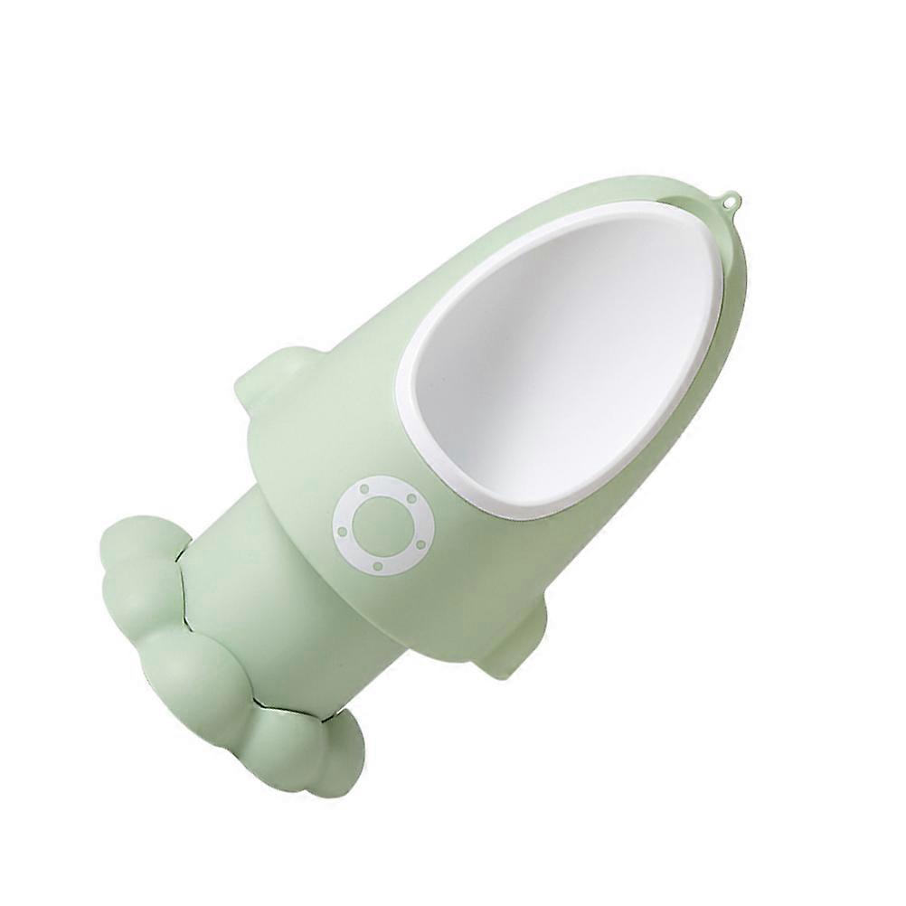 Boys Pee Trainer Adjustable Potty Urinal Stand for Kids Use Light Green