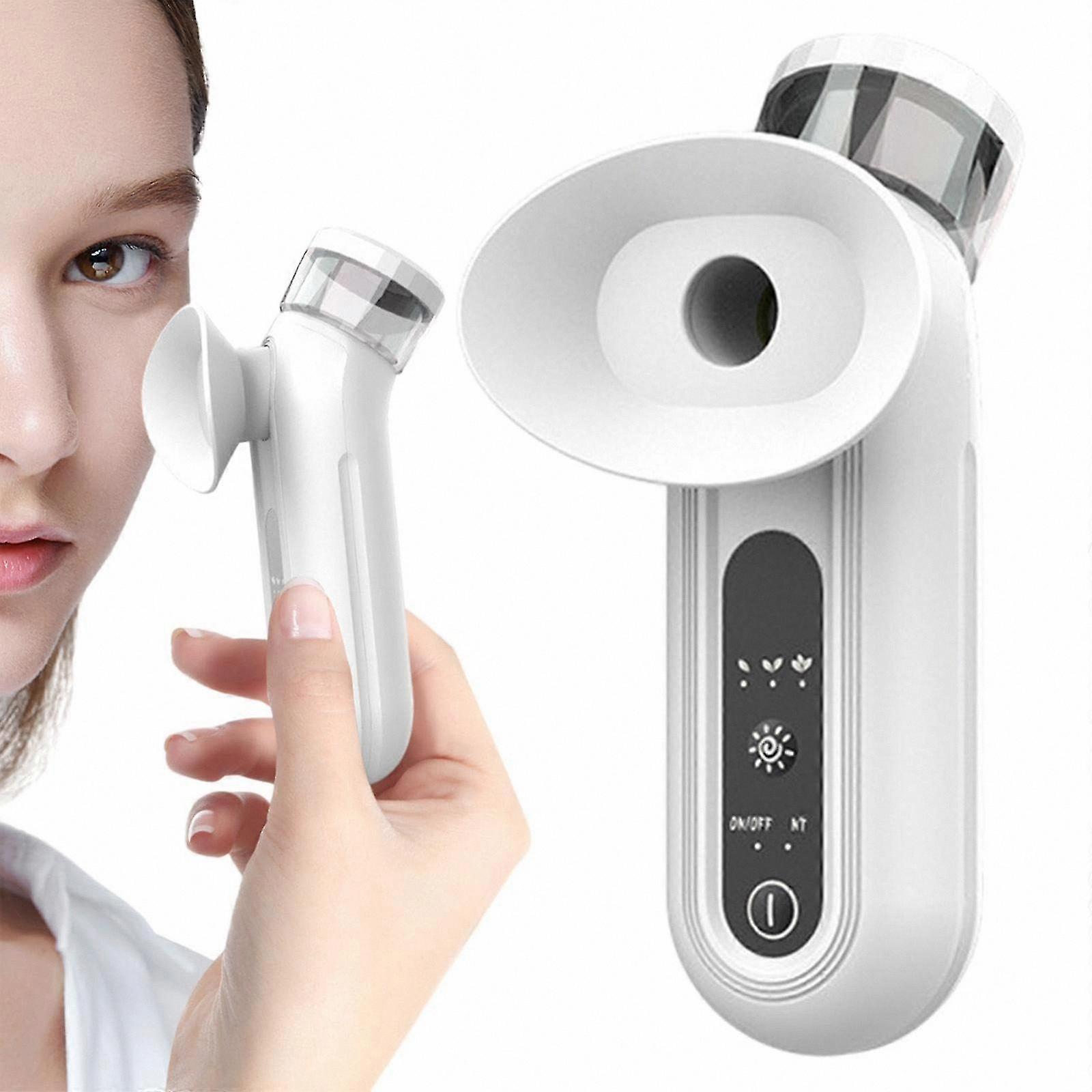 Portable Eye Steam Therapy Device with Hot and Cold Compress for Dry Eye Relief and Facial Moisturizing Solution