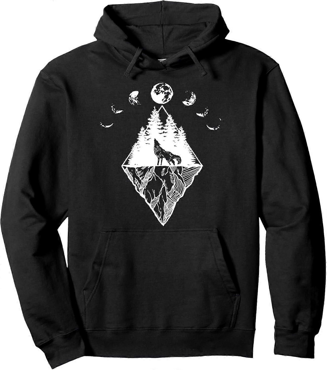 Howling Wolf Phases Of The Moon Sweat à capuche