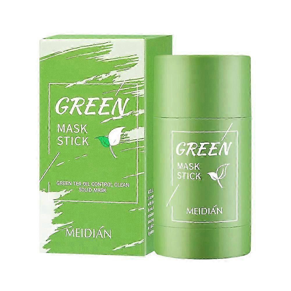 Deep Cleansing Green Tea Solid Mask Blackheads Acne Removal Oil Control