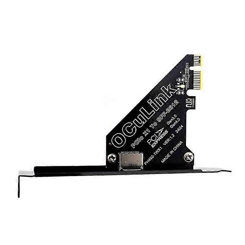 For Pcie 40 X1 To Oculink Sff86118612 Expansion Card To Sff8639 U2 Ssd For External Graphics Card