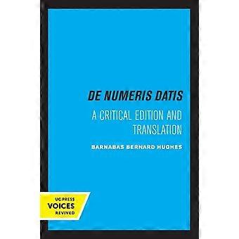 Jordanus De Nemore De Numeris Datis – University of California Press – Taschenbuch – Englisches Buch – Algebra