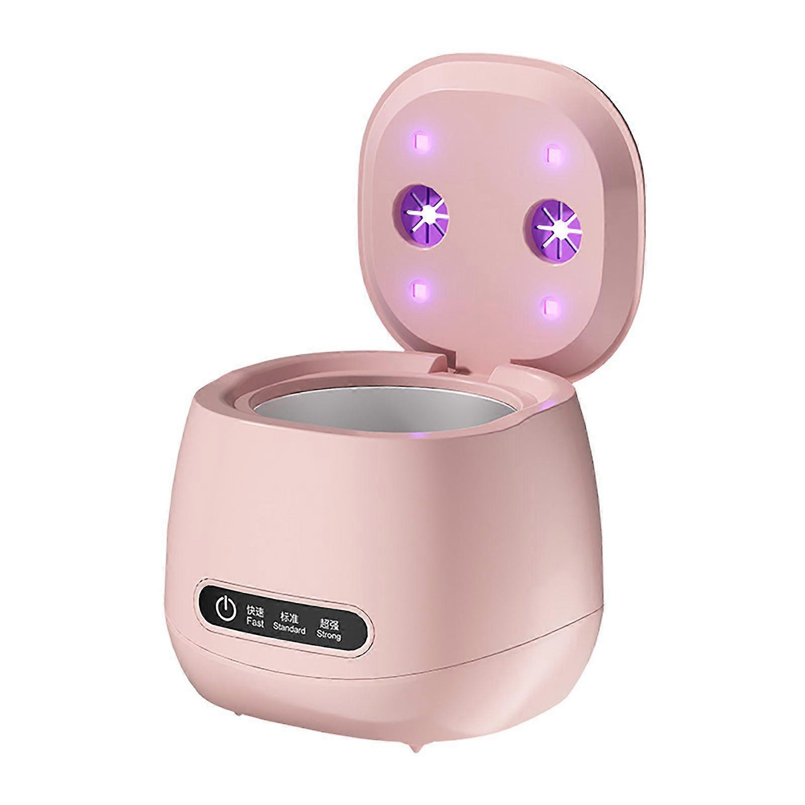 Ultrasonic Retainer Cleaner - UV Dental Cleaning Pod Machine for Dentures, Aligner, Braces, Mouth Guards, Toothbrush Heads, Jewelry