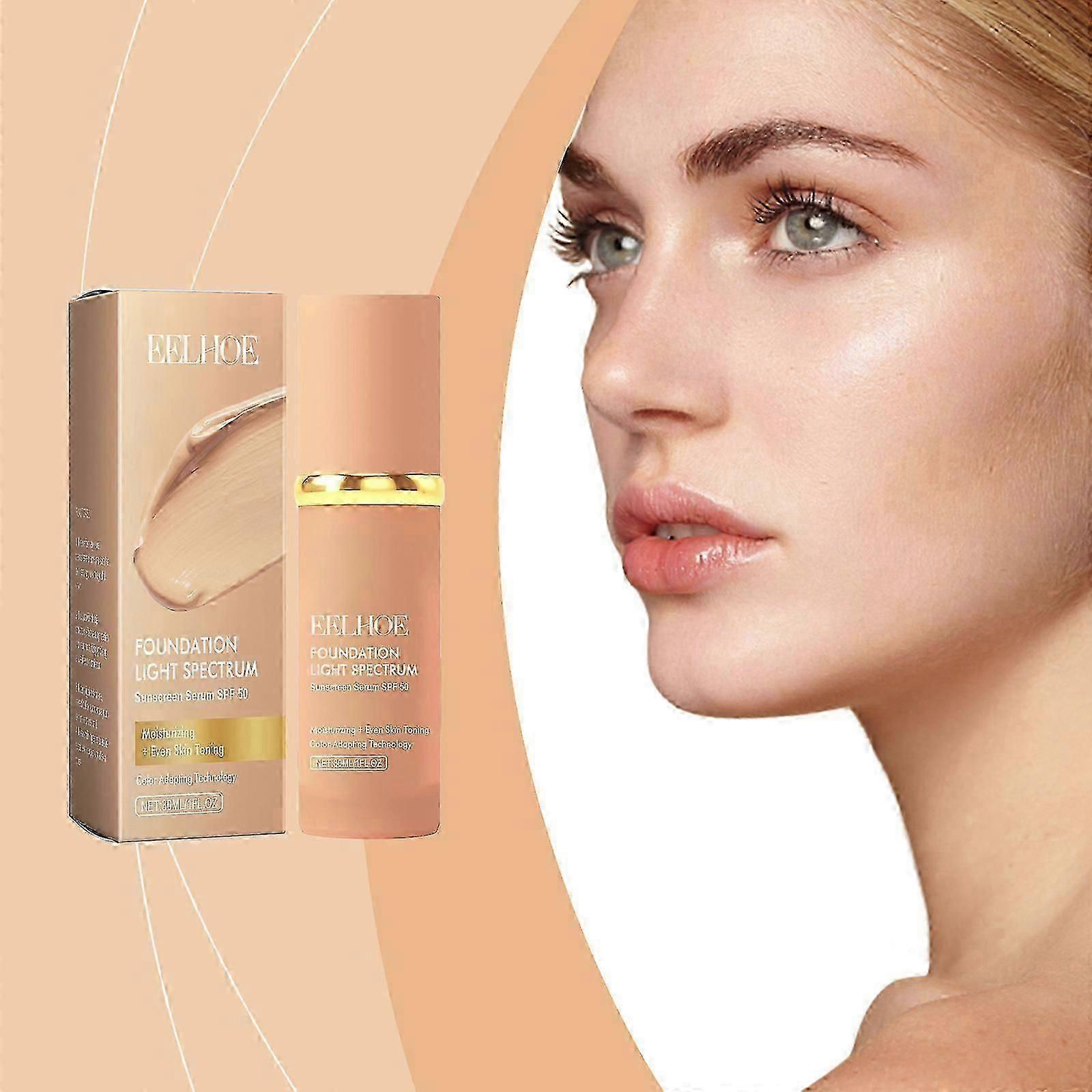 suitable for 4 in 1 liquid foundation, hydrating medium full coverage concealer with spf 50+, longwearing waterproof for gym sports dancing