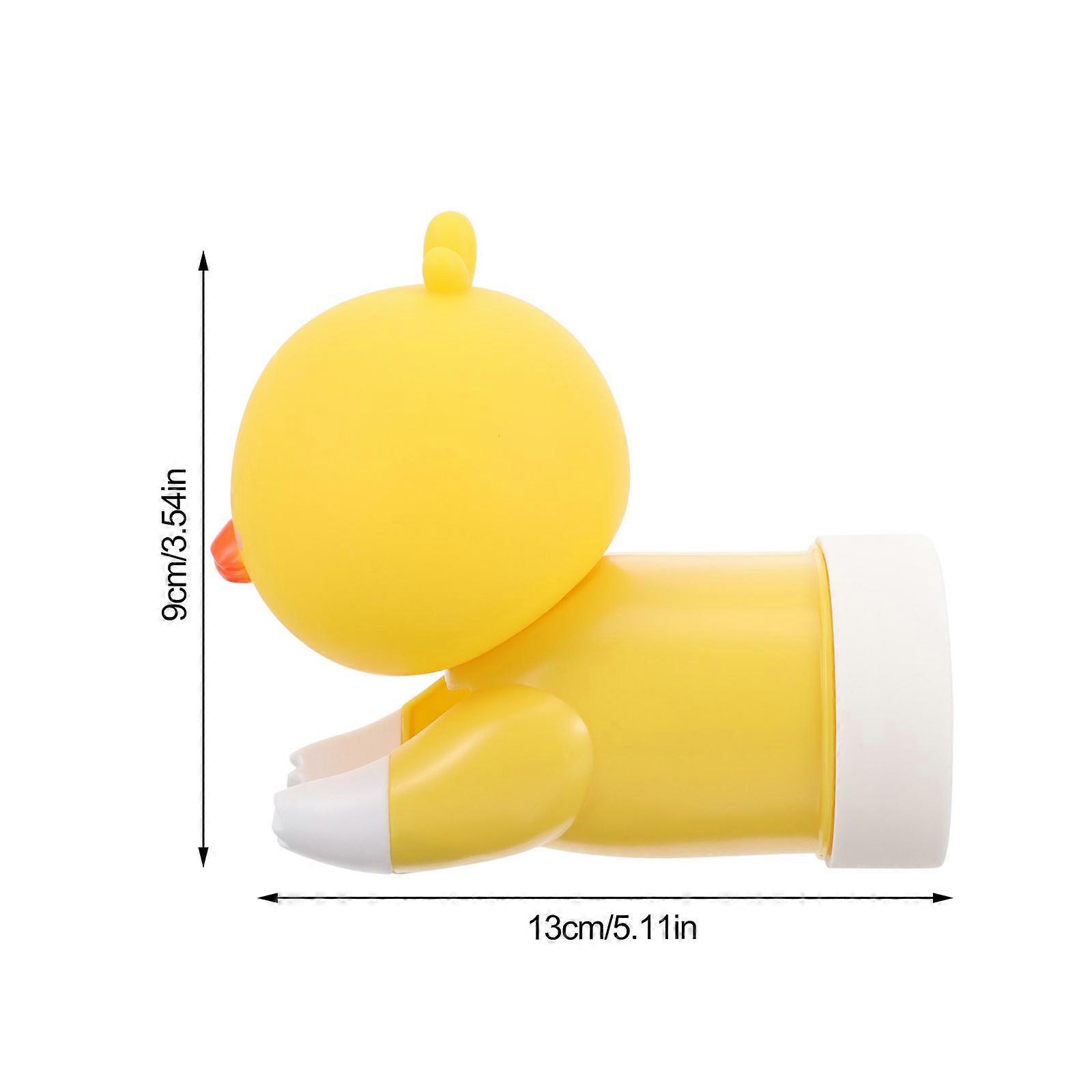 Water Pipe Extender Faucet Extender Bathroom Use Yellow Vinyl Material Water Guiding 1Set