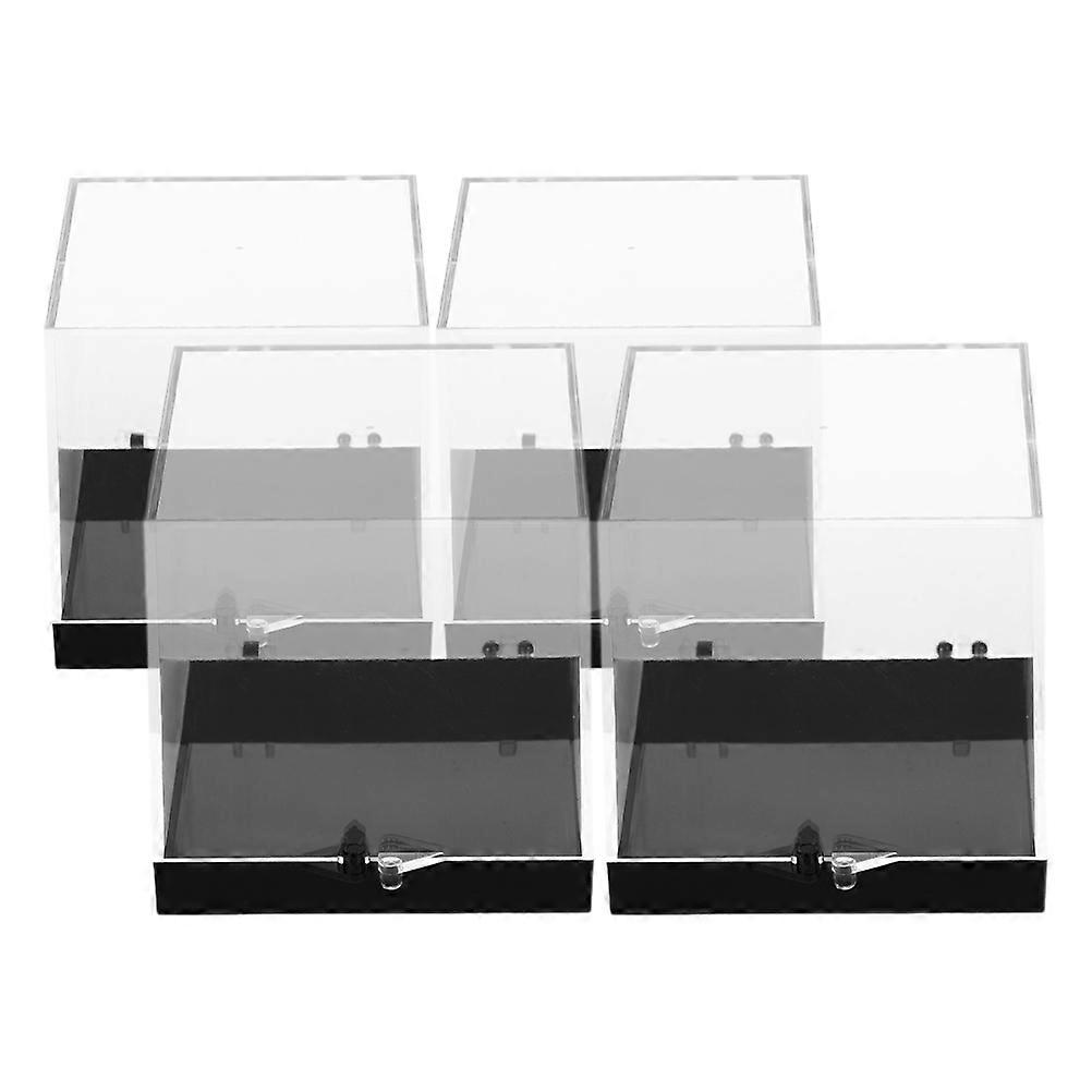 Clear Mineral Specimen Container for Storage Plastic Display Box 12Pcs