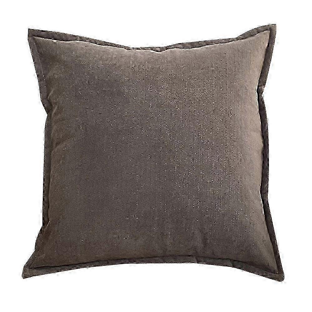 Decorative Throw Pillow Covers Cushion Cases, Pillow Inserts Not Included (45*45cm, Orange/teal)