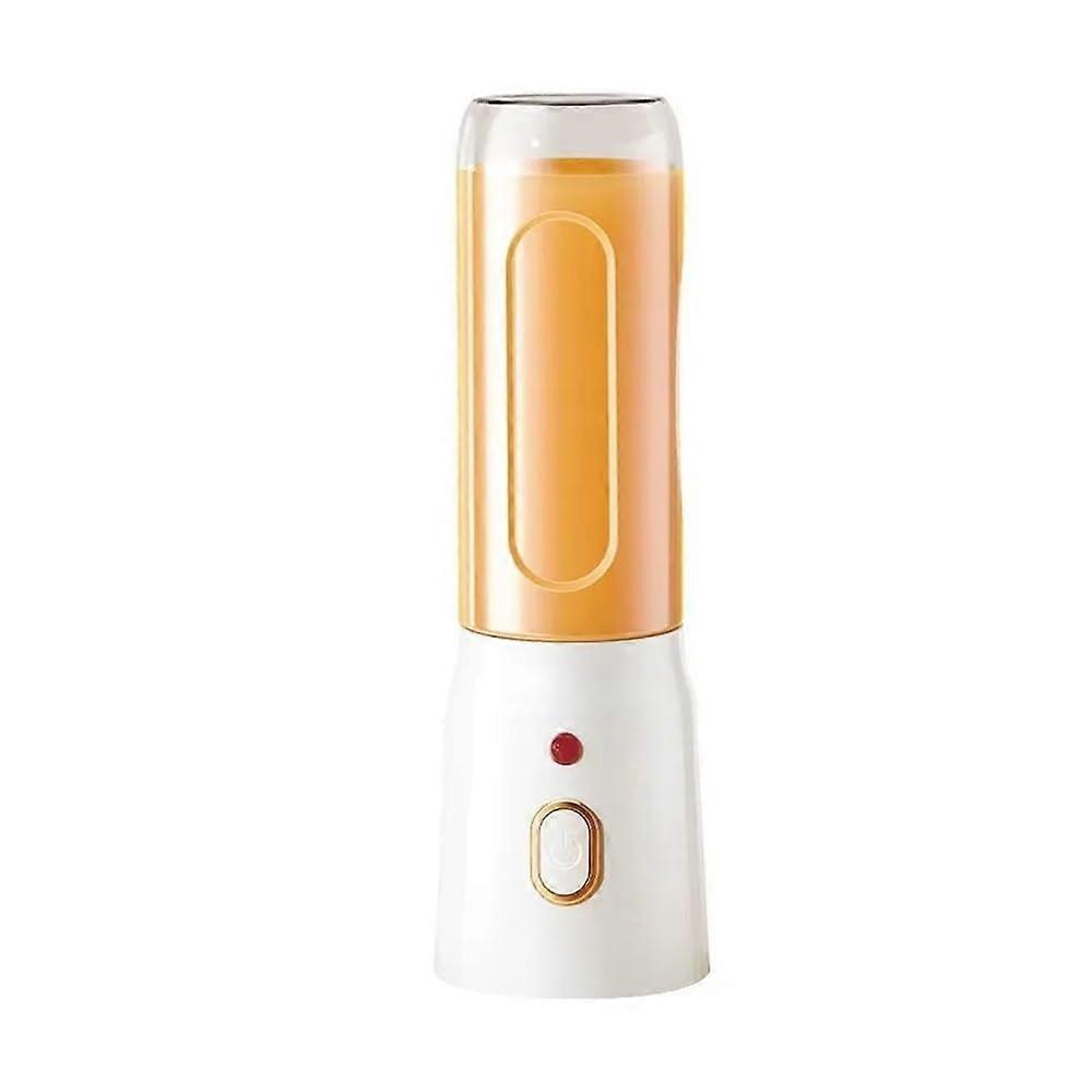 Portable Smoothie Blender USB Rechargeable Mini Juicer Cup 6Blade Multifunction White