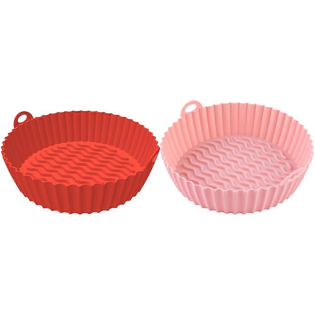 Silicone Air Fryer Liner for Kitchen Use 2Pcs Reusable Non Stick Mats