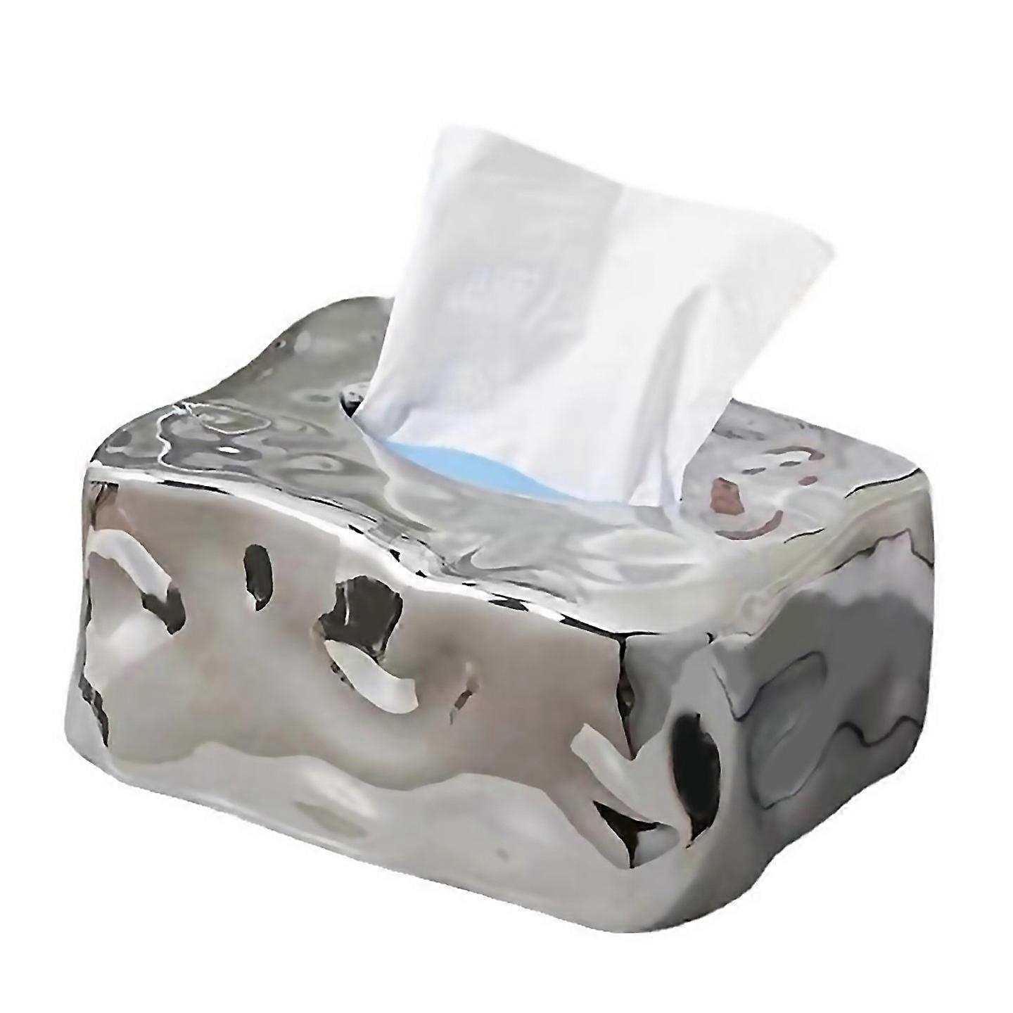 For Retro Spice Wind Gem Tissue Box Creatives Home Ceramic Paper Box