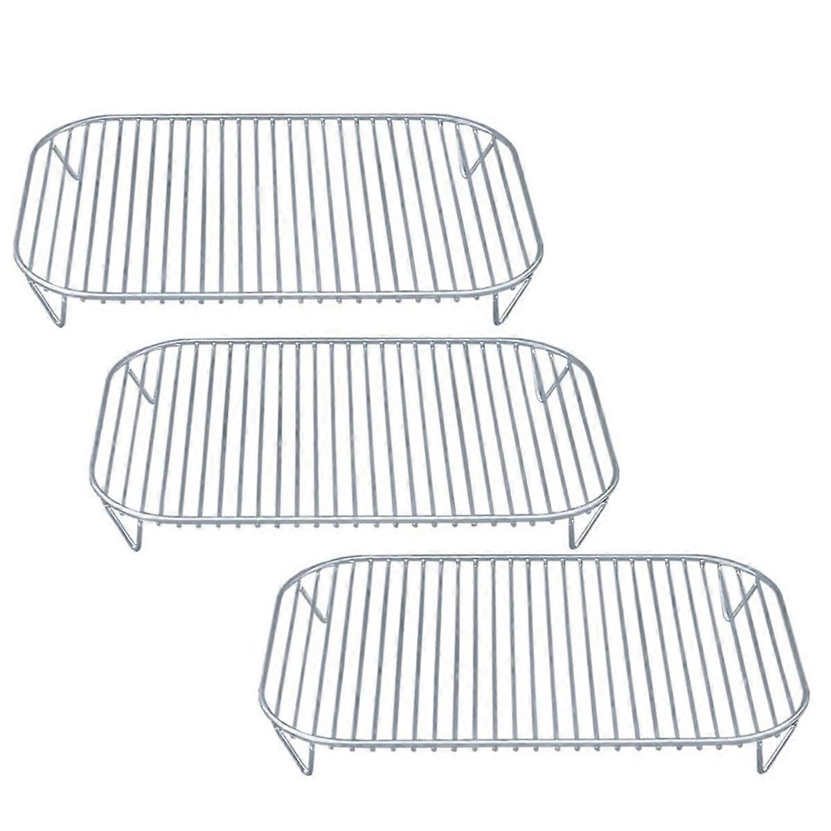 Stainless Steel Rack Set for Woodfire Outdoor Grill and Smoker