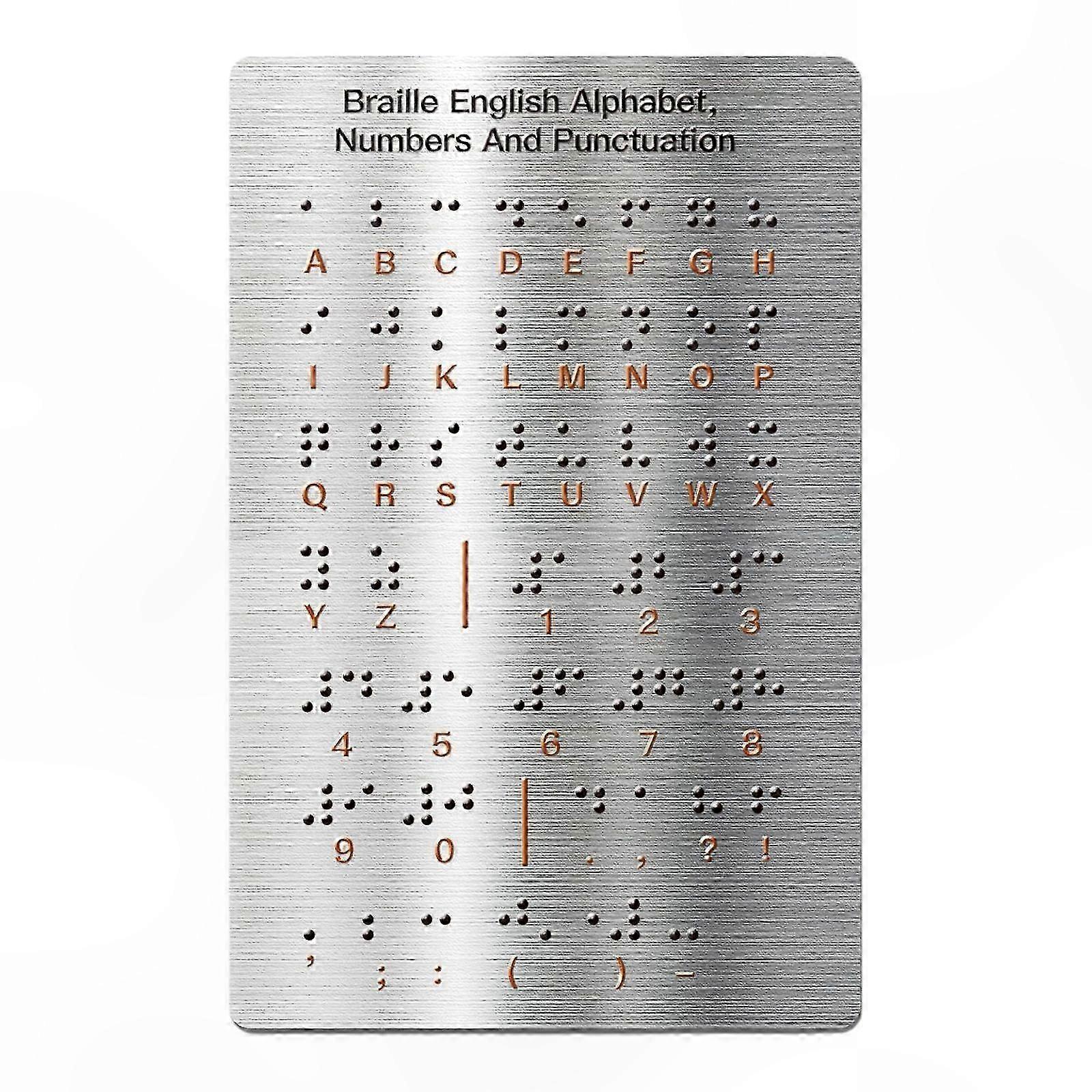 Tactile Learning Board for English Alphabet Braille Practice