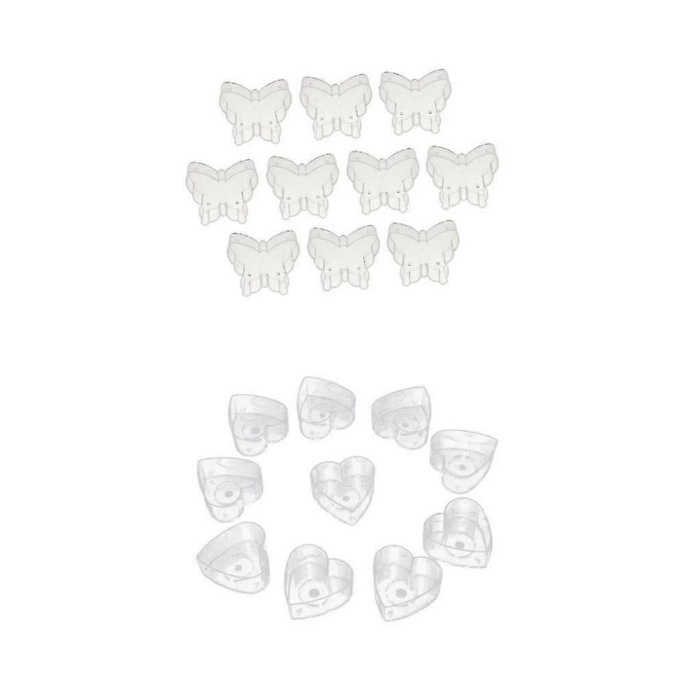 20pcs Butterfly Shape Tea Light Cups Candle Container Table Decoration Dating