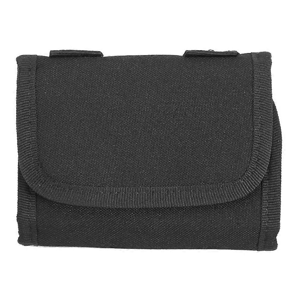 12 Round Shell Rifle Cartridge Carrier Nylon Ammo Bag Pouch Bullet Holder Case (Black)