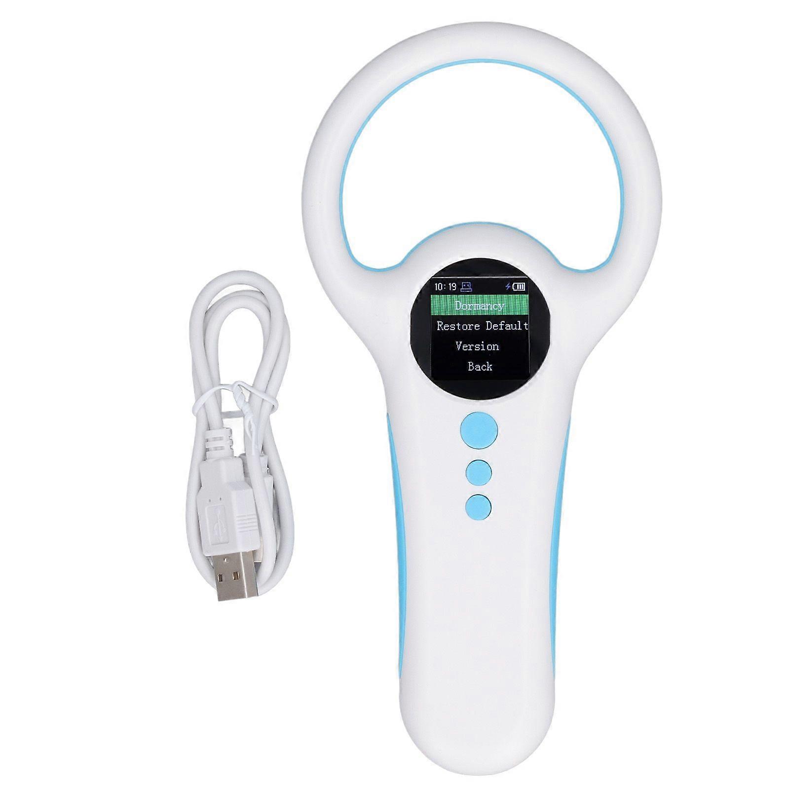 Pet Microchip Reader 134.2KHZ 125KHZ Handheld ID Scanner Non Contact Animal Tag Scanner USB Data Connection