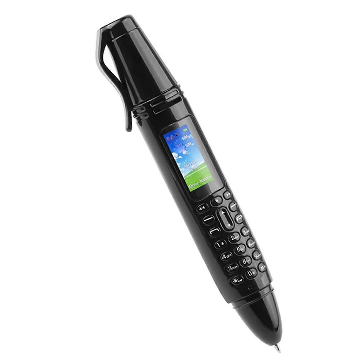 ペンタイプミニ携帯電話0.96インチスクリーンGSM Bluetooth対応カメラダイヤラ(懐中電灯機能付き)