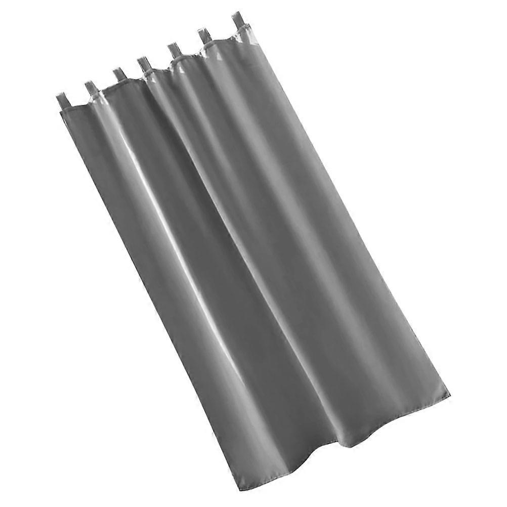 Light Grey Polyester Curtain Sheer Curtain for Window Use Single Piece