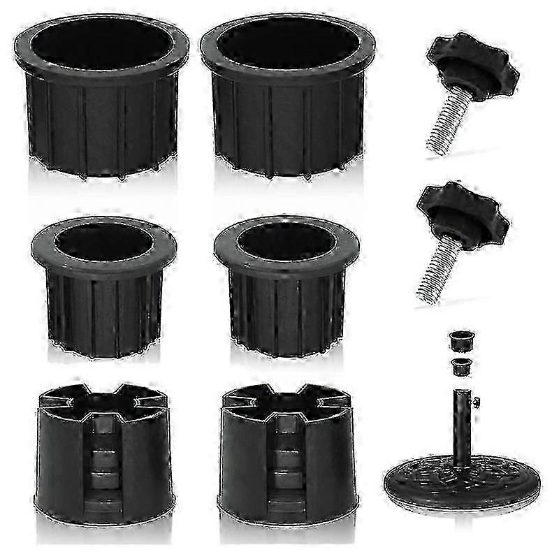 Replacement Parts for Patio Umbrella Stand - 8 Pack Base Stand Hole Ring Plug Covers and Caps
