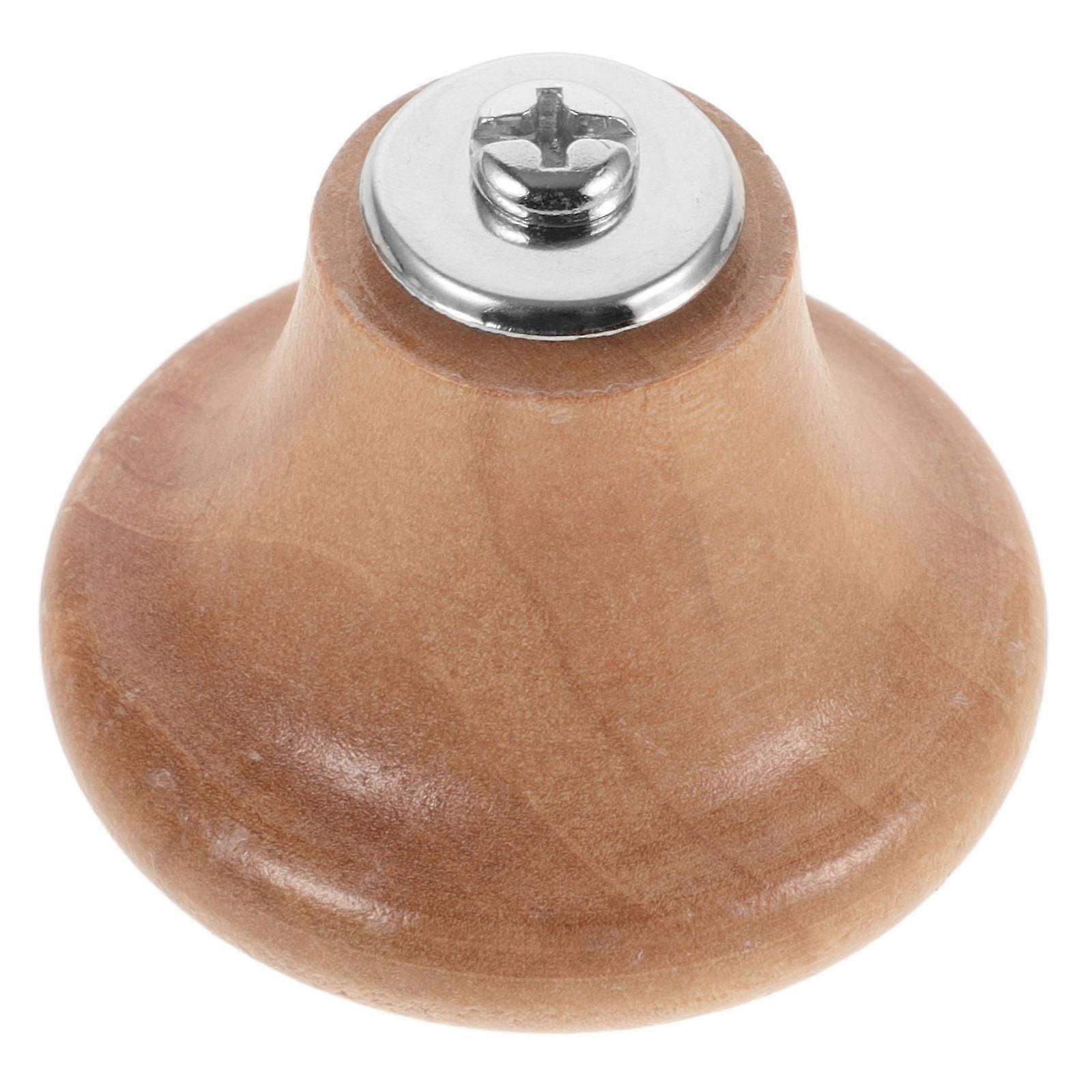 Heat Resistant Pot Lid Handles Accessories Wood 3Pcs Knobs Ergonomic Handle For Kitchen Use