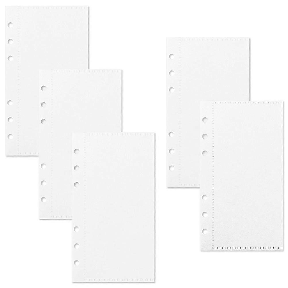 Budget Accessory Binder Pockets for Storage Use 25Pcs White Portable Set