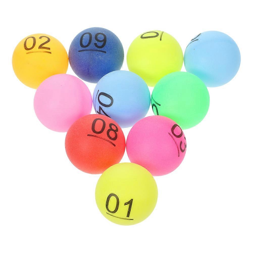 Balls 200 Pcs Colorful Number Picking Balls Corporate Event Meeting Fun Props 4.00X4.00X4.00CM Durable