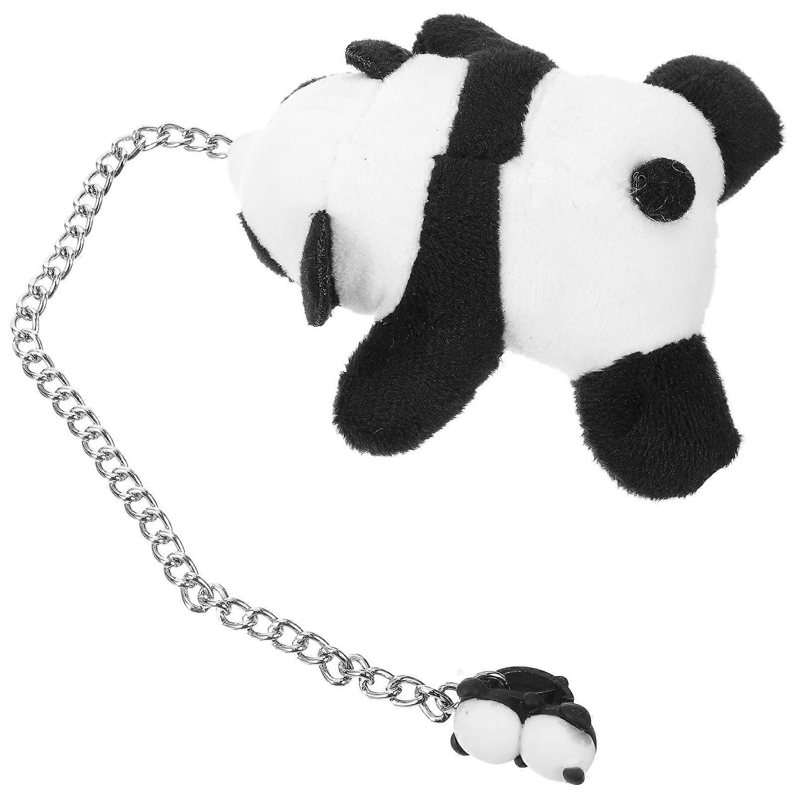 3Pcs Cute Cartoon Panda Shoe Chain Decorative Accessory for Women Daily Use Multi Color Detachable Design