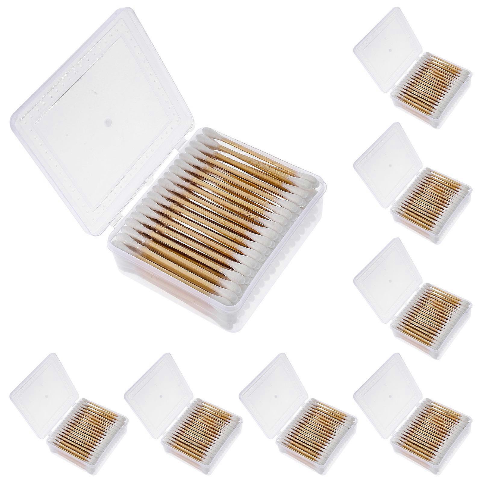 Cotton Swabs Boxes Of Small Eyelash Cleaning Sticks For Makeup Cleaning In Professional Beauty Shops 7X0.5X0.5Cm 24Boxes