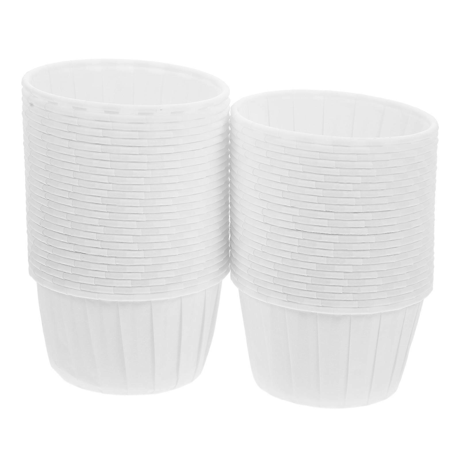 50Pcs Mini Paper Cupcake Liners For Baking Charming Themed Parties Home Bakers 6.50X6.50X3.80CM Non-stick Design