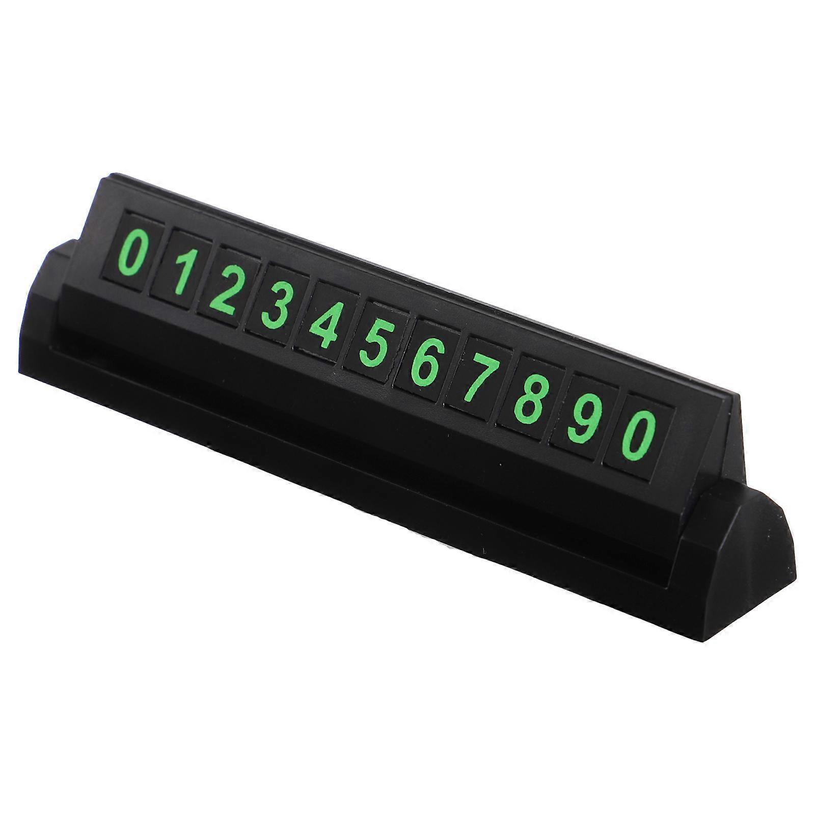 Car Dashboard Parking Plate for Temporary Parking Card Use