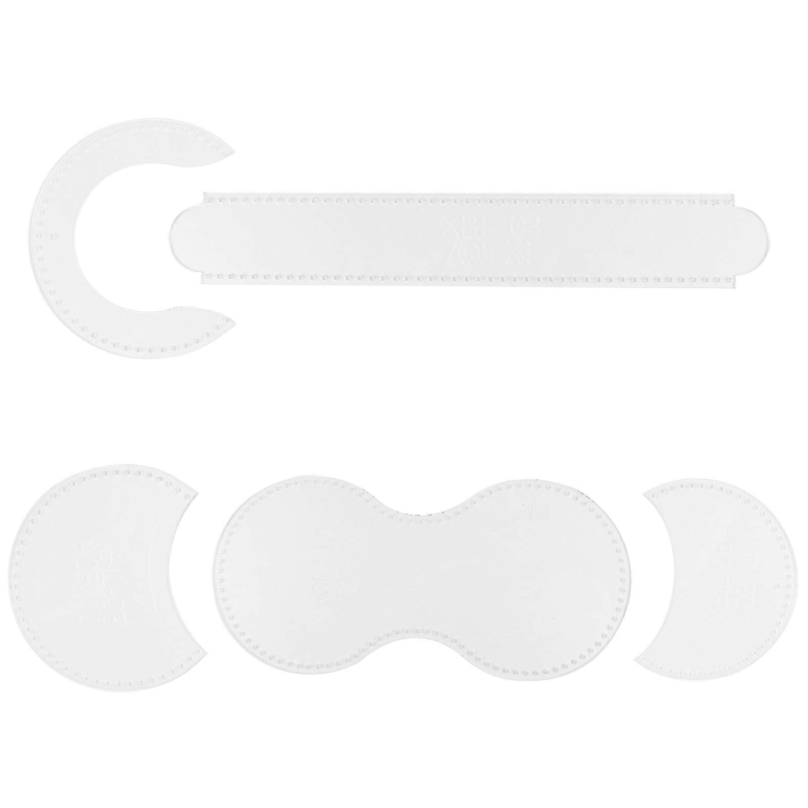 Craft Acrylic Wallet Template for DIY Use with 10Pcs Stencils
