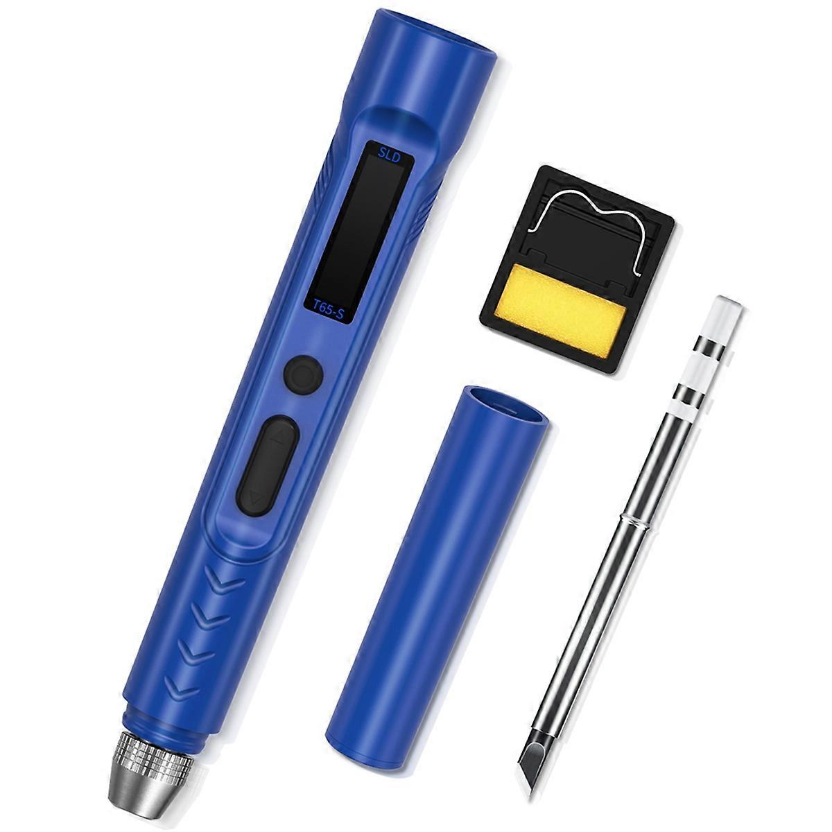 Soldering Iron Kit for Electronics, 150-450 Fast Heating,DC/PD Soldering Pen with K Solder Tip (Adapter Not Included)