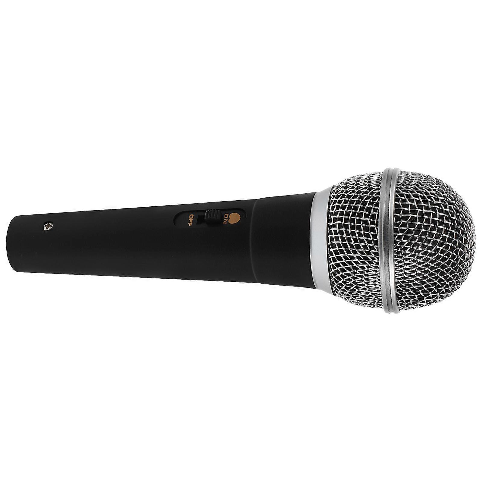 Kids Mic Props Plastic Microphone Toy for Performance Play 5Pcs Set