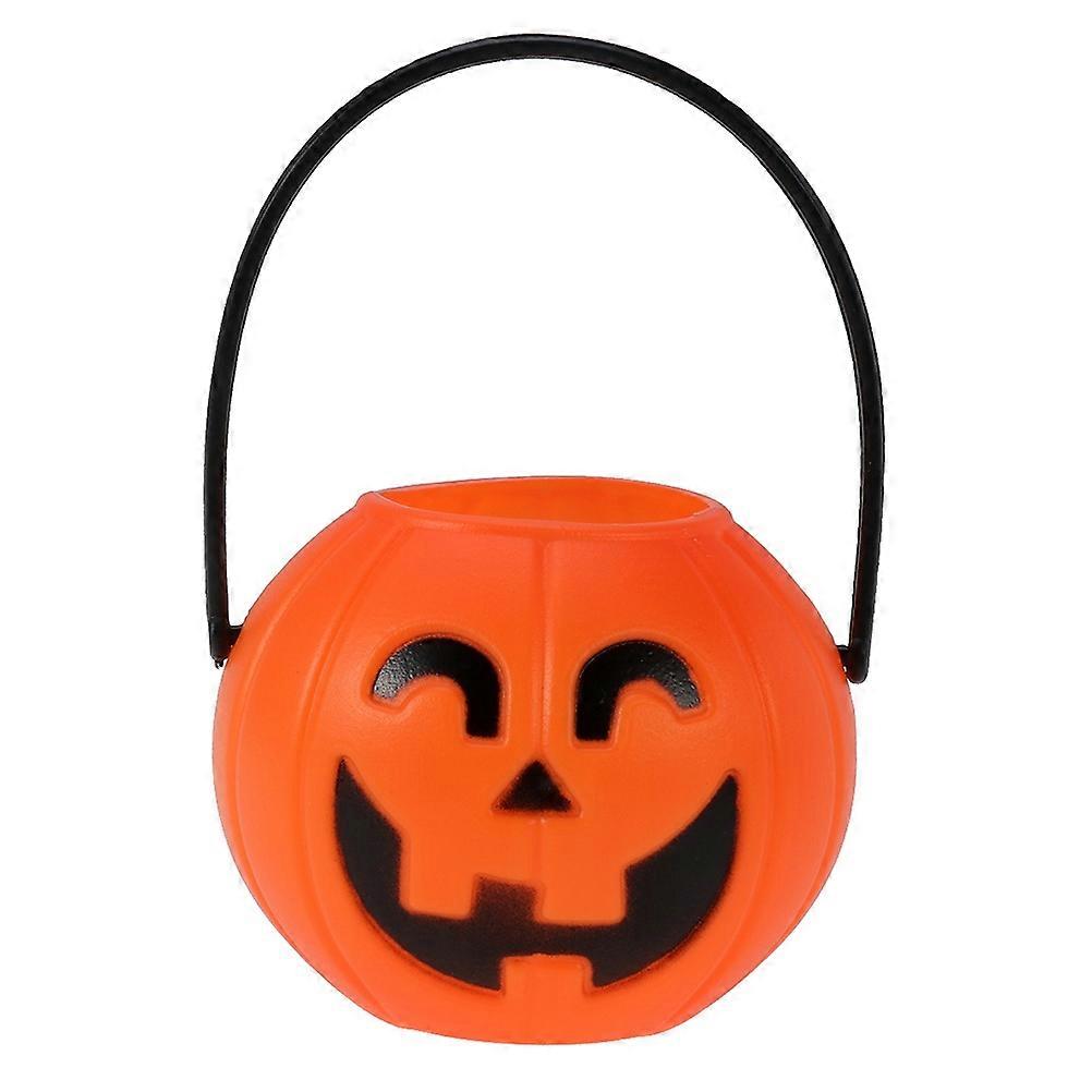 Halloween Pumpkin Pail for Candy Storage 36Pcs Orange Candy Holder