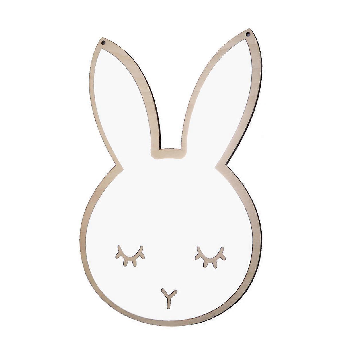 Self-Adhesion Mirror Rabbit Design Decorative Mirror for Kids 2Pcs