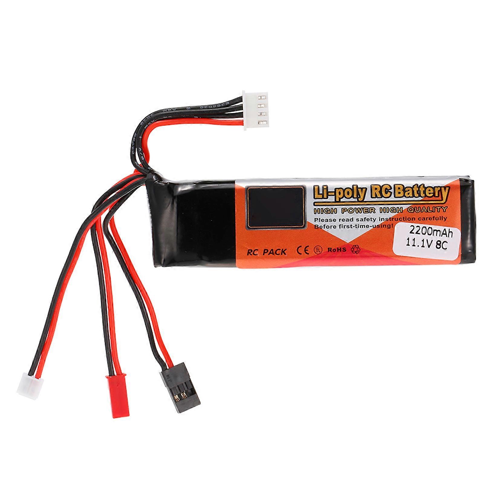 11.1V 2200mAh LiPo Battery for Futaba JR Walkera Devo7 Devo10 WFLY Transmitters High Quality Replacement Pack