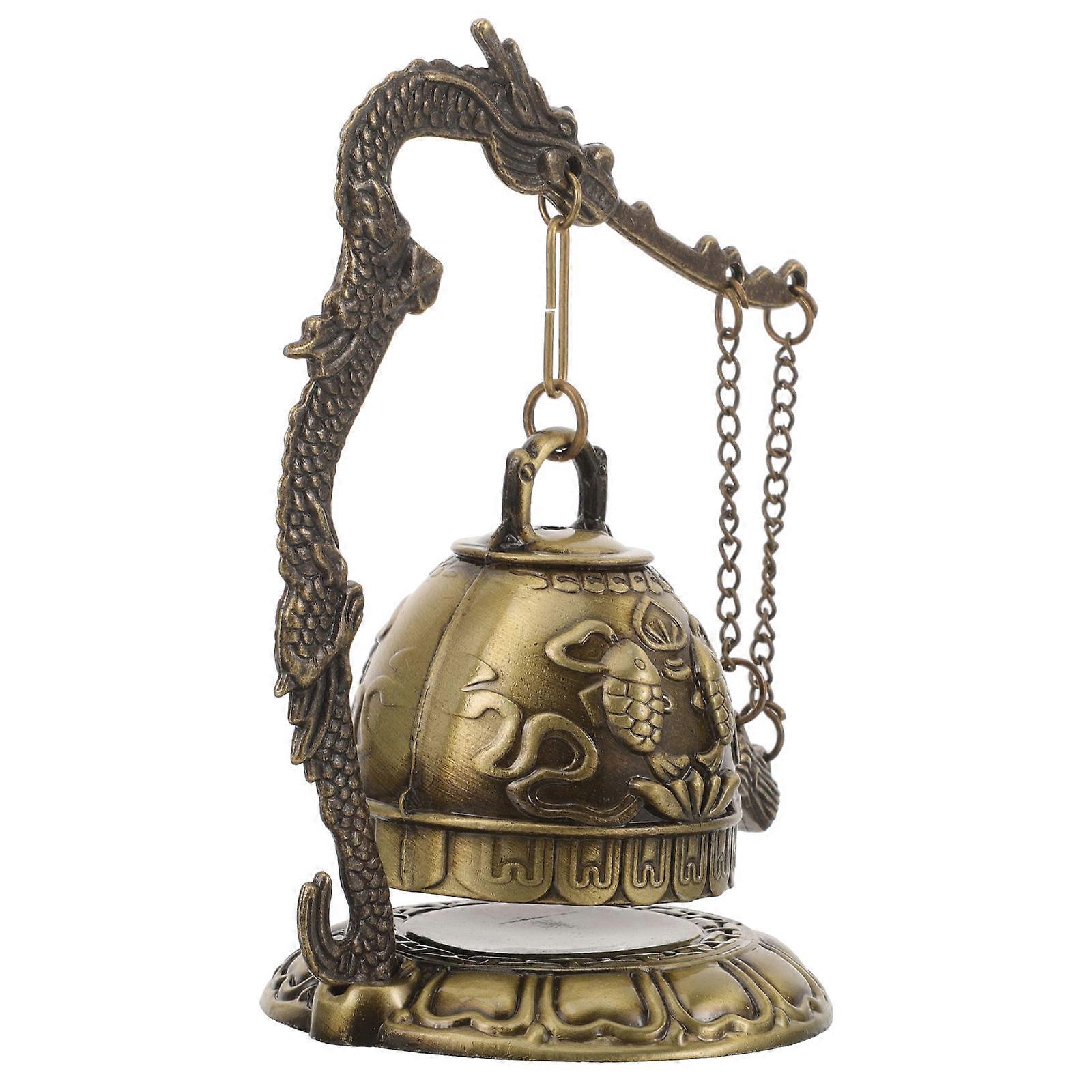 Elegant Taste 2Pcs Bell Shape Strike Bell Ornament For Tabletop Decoration 12X10Cm Perfect For Family Members And Friends