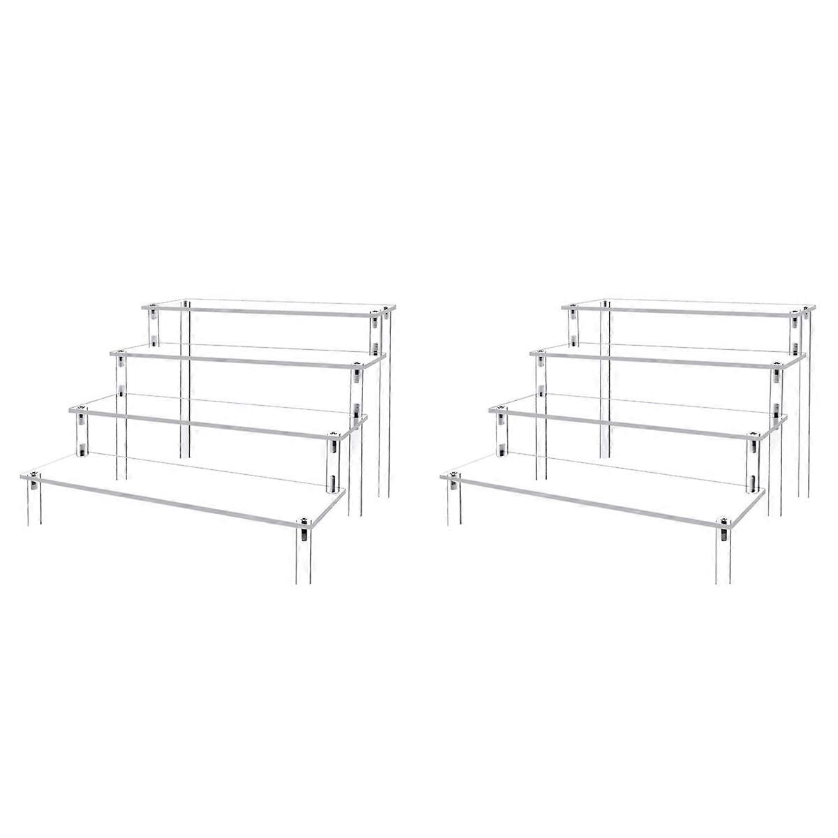 Clear Display Riser Rack Cupcake Stand Desktop Decor and Organizer